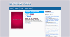Desktop Screenshot of cinemalovaglio.it