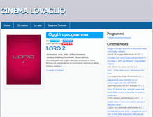 Tablet Screenshot of cinemalovaglio.it